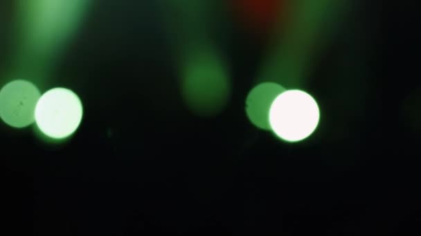 Абстрактний Кольоровий Фон Неоновими Променями Спалахами Світла Обличчями Лініями Космічний — стокове відео