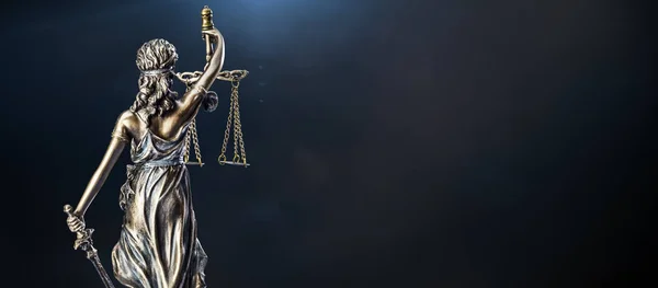 Estatua de Lady Justice — Foto de Stock