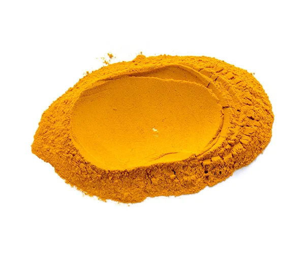 Polvo Cúrcuma Cúrcuma Curcuma Especia Que Curry Color Amarillo Utilizado — Foto de Stock