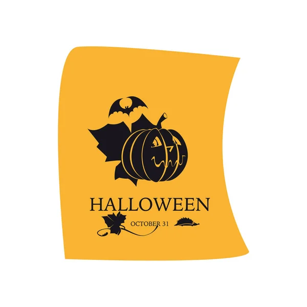 Flyer uitnodiging voor Halloween Party — Stockvector