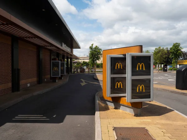 Londýn Května 2020 Mcdonalds Fast Food Restaurant Společnost Uzavřela Všechny — Stock fotografie