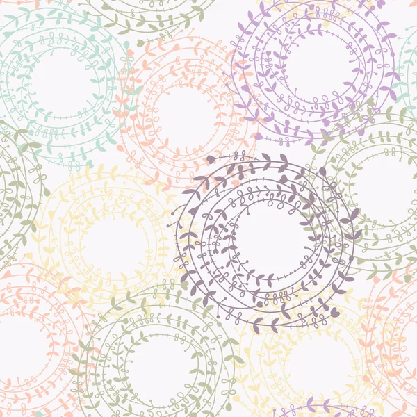 カラフルな花の背景 テキスタイルプリントのシームレスなパターンベクトルイラスト — ストックベクタ
