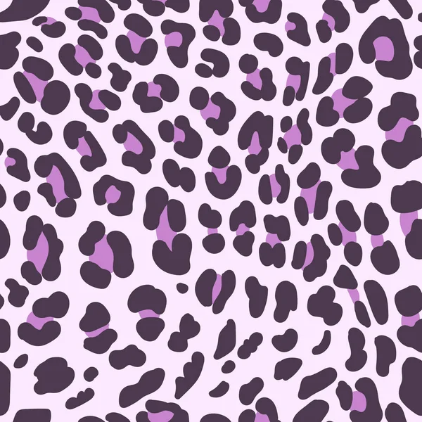 Seamless leopard skin pattern, styled vector wallpaper, textile print — Stock Vector