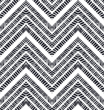 Zikzak desen zebra kürk doku ile. Vektör çizim