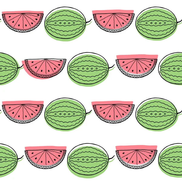 Tropiska frukter sömlösa mönster, färgglada vector tapet, textil print — Stock vektor