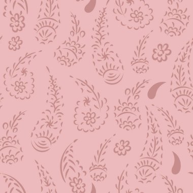 Paisley dikişsiz desen, vektör duvar kağıdı. Oryantal tekstil print.ac