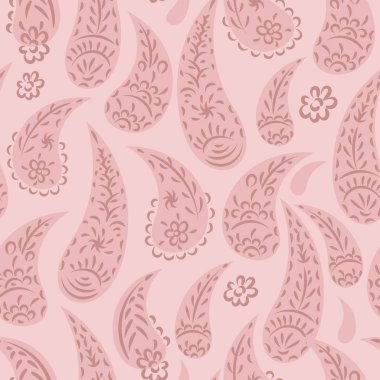 Paisley dikişsiz desen, vektör duvar kağıdı. Oryantal tekstil print.ac