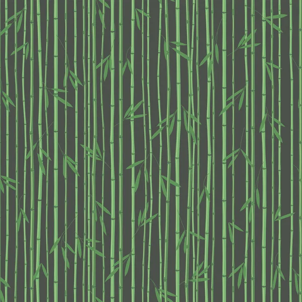 シームレスな竹のパターン アジアのモチーフ ヴィンテージ壁紙 ベクトルテキスタイルパターン — ストックベクタ
