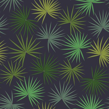 yeşil tropikal ile Seamless modeli bırakır