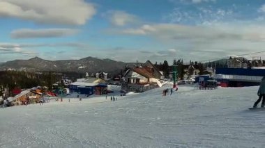 Dağ kablo arabaya tırmanmanı