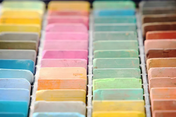 Beautiful Set Color Pastels — Stock Photo, Image