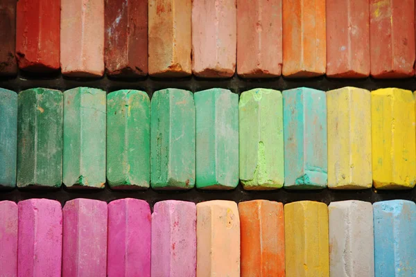 Красивый Набор Цветных Пастелей — стоковое фото