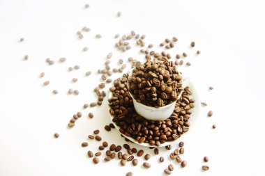 Güzel kavrulmuş kahve çekirdekleri