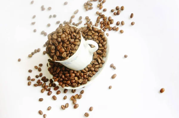 Güzel Kavrulmuş Kahve Çekirdekleri — Stok fotoğraf