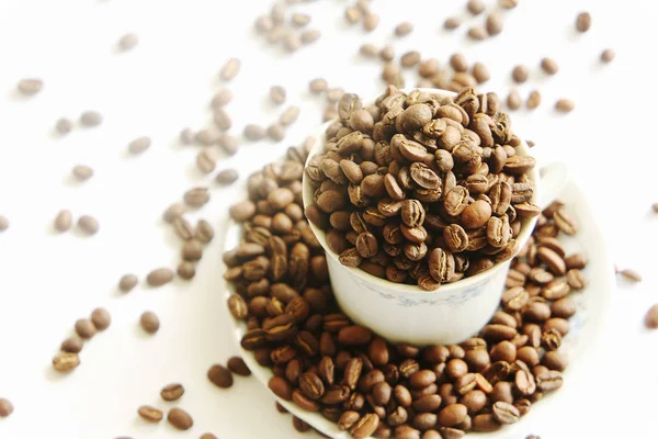 Schöne Geröstete Kaffeebohnen — Stockfoto