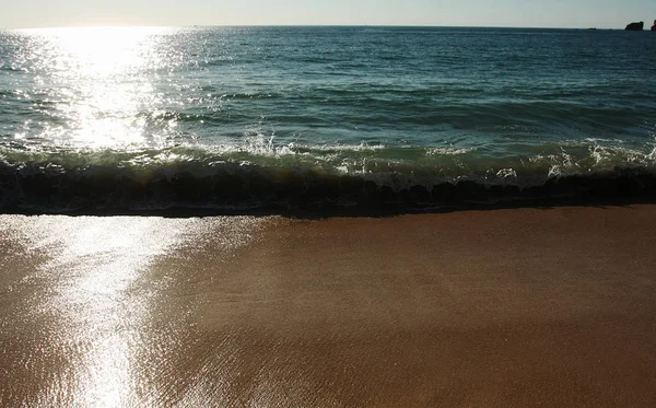 Bela Praia Oceânica Portugal — Fotografia de Stock