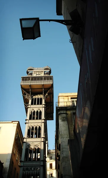 Lisbon Santa Justa Elevator Portugal — Stock Photo, Image