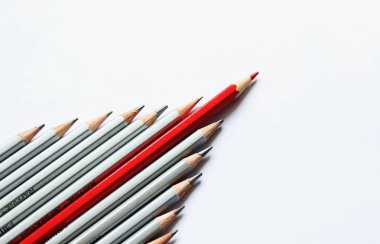 Kalem kavramı kırmızı kalem ile