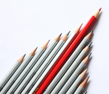 Kalem kavramı kırmızı kalem ile