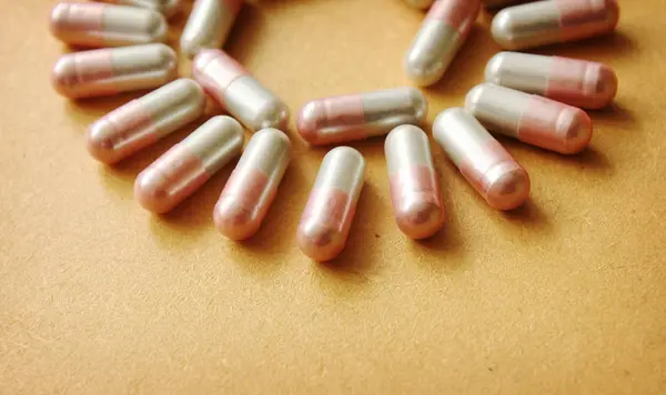 Conjunto Medicamentos Comprimidos — Fotografia de Stock
