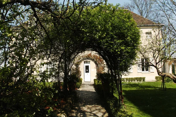 Vackra Montmartre Park Paris — Stockfoto