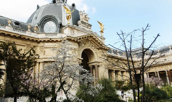 Beautiful Petit Palace Garden Paris Stock Photo