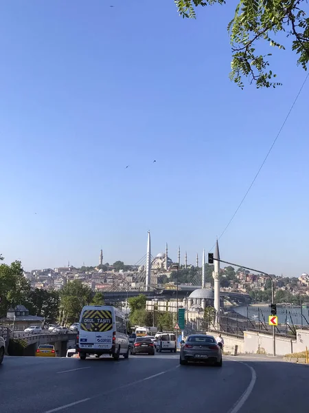 Istanbul Türkiye Mayıs 2018 Yollar Binalar Istanbul Fatih Ilçesinde Avrupa — Stok fotoğraf