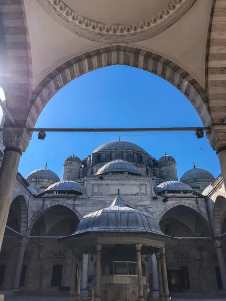 Istanbul Turkey May 2018 Exterior View Sehzade Camii Prince Mosque — Stock Photo, Image