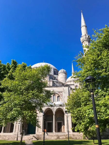 Vista Exterior Sehzade Camii Mesquita Príncipe Construída Por Solimão Magnífico — Fotografia de Stock