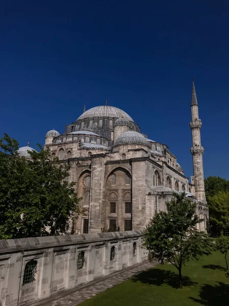 Vista Exterior Sehzade Camii Mesquita Príncipe Construída Por Solimão Magnífico — Fotografia de Stock