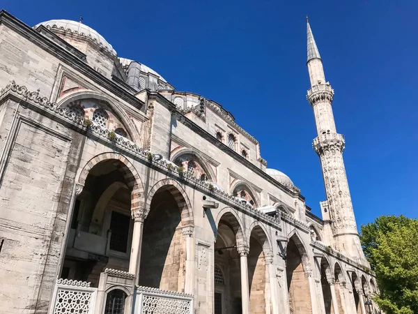 Vista Exterior Sehzade Camii Mesquita Príncipe Construída Por Solimão Magnífico — Fotografia de Stock