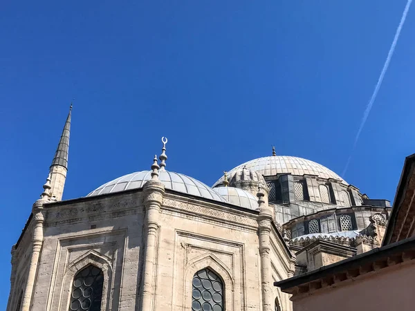 Vista Exterior Sehzade Camii Mezquita Príncipe Construida Por Suleiman Magnífico —  Fotos de Stock