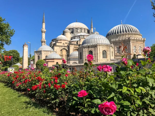 Istambul Turquia Maio 2018 Vista Exterior Sehzade Camii Mesquita Príncipe — Fotografia de Stock