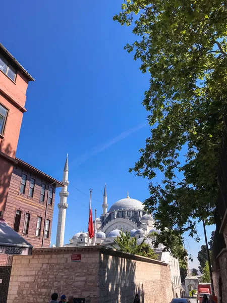 Estambul Turquía Mayo 2018 Vista Desde Mezquita Sultanahmet Mezquita Azul —  Fotos de Stock