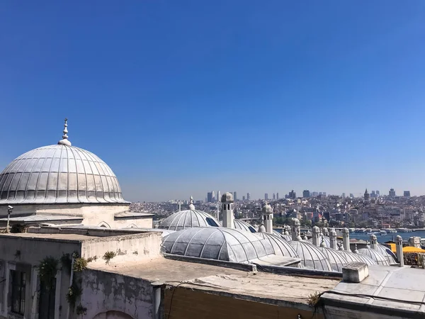Κωνσταντινούπολη Τουρκία Νοεμβρίου 2015 Θέα Από Τζαμί Του Σουλεϊμάν Χτίστηκε — Φωτογραφία Αρχείου