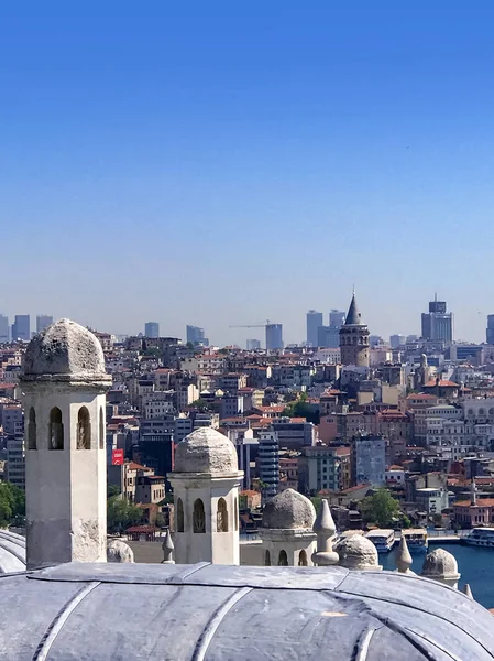 Estambul Turquía Noviembre 2015 Vista Desde Mezquita Suleymaniye Construida Por —  Fotos de Stock