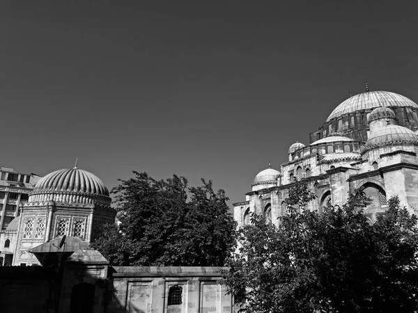 Vista Exterior Sehzade Camii Mezquita Príncipe Construida Por Suleiman Magnífico —  Fotos de Stock