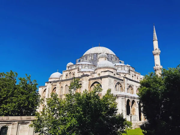 Vista Exterior Sehzade Camii Mesquita Príncipe Construída Por Solimão Magnífico — Fotografia de Stock