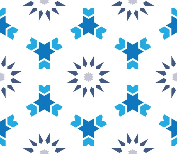Padrão Islâmico Clássico Sem Costura Azulejos Geométricos Estilo Marroquino Linhas —  Vetores de Stock