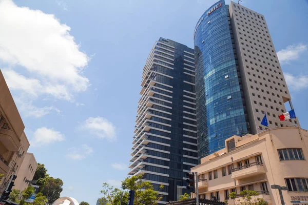 Tel Aviv Israel Junio 2018 Edificios Personas Caminando Por Famoso — Foto de Stock