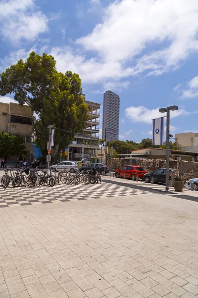 Tel Aviv Yafo Izrael 2018 Június Általános Építészet Városkép Távolságra — Stock Fotó