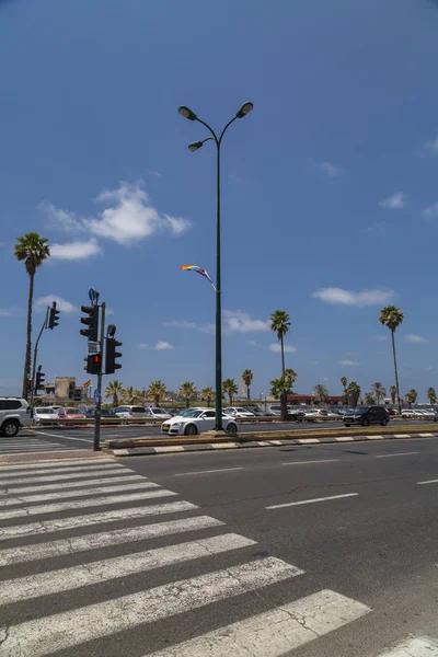 Tel Aviv Yafo Israel Junho 2018 Yehezkel Kaufmann Avenue Yosef — Fotografia de Stock
