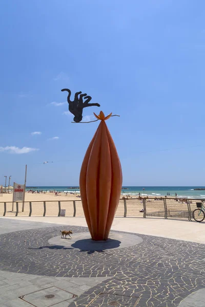 Тель Авив Яфо Израиль Июня 2018 Года Вид Набережной Тель — стоковое фото