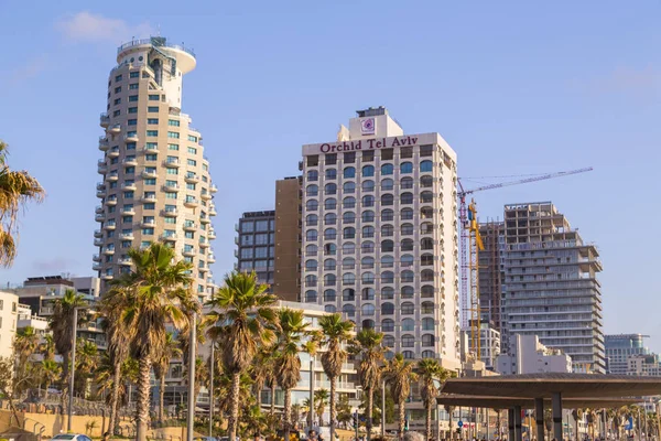 Tel Aviv Yafo Israele Giugno 2018 Vista Dal Lungomare Tel — Foto Stock