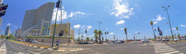 特拉维夫 特拉维夫 以色列 2018年6月6日 Yehezkel 考夫曼大道和 Yosef 列维街沿特拉维夫海滩 以色列 — 图库照片