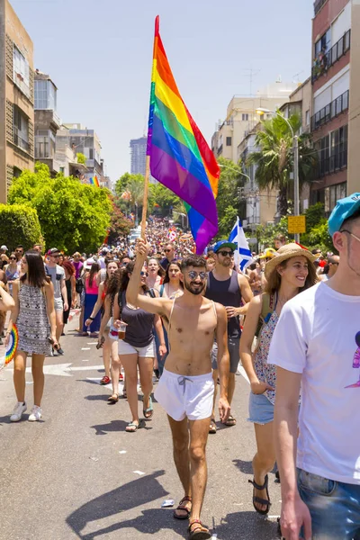 Tel Aviv Izrael Června 2018 Roční Tel Aviv Pride Týden — Stock fotografie