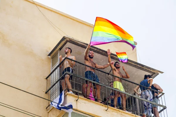 Tel Aviv Srail Haziran 2018 Yıllık Tel Aviv Gurur Week — Stok fotoğraf