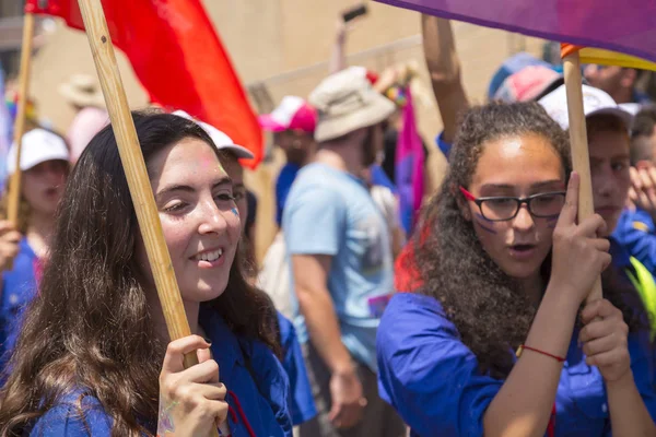 Τελ Αβίβ Ισραήλ Ιουνίου 2018 20Ου Ετήσια Τελ Αβίβ Υπερηφάνεια — Φωτογραφία Αρχείου