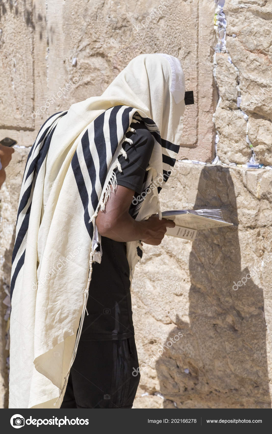 Jerusalem Israel June 2018 Jewish People Praying Western Wall Second ...