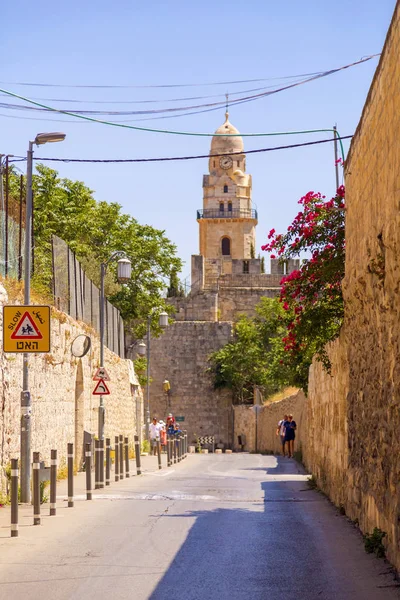 Jerusalem Srail Haziran 2018 Eski Sokaklar Binalar Kudüs Eski Şehri — Stok fotoğraf